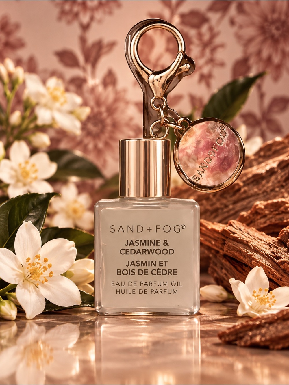 SAND+FOG Jasmine & Cedarwood Eau de Parfum Oil - White